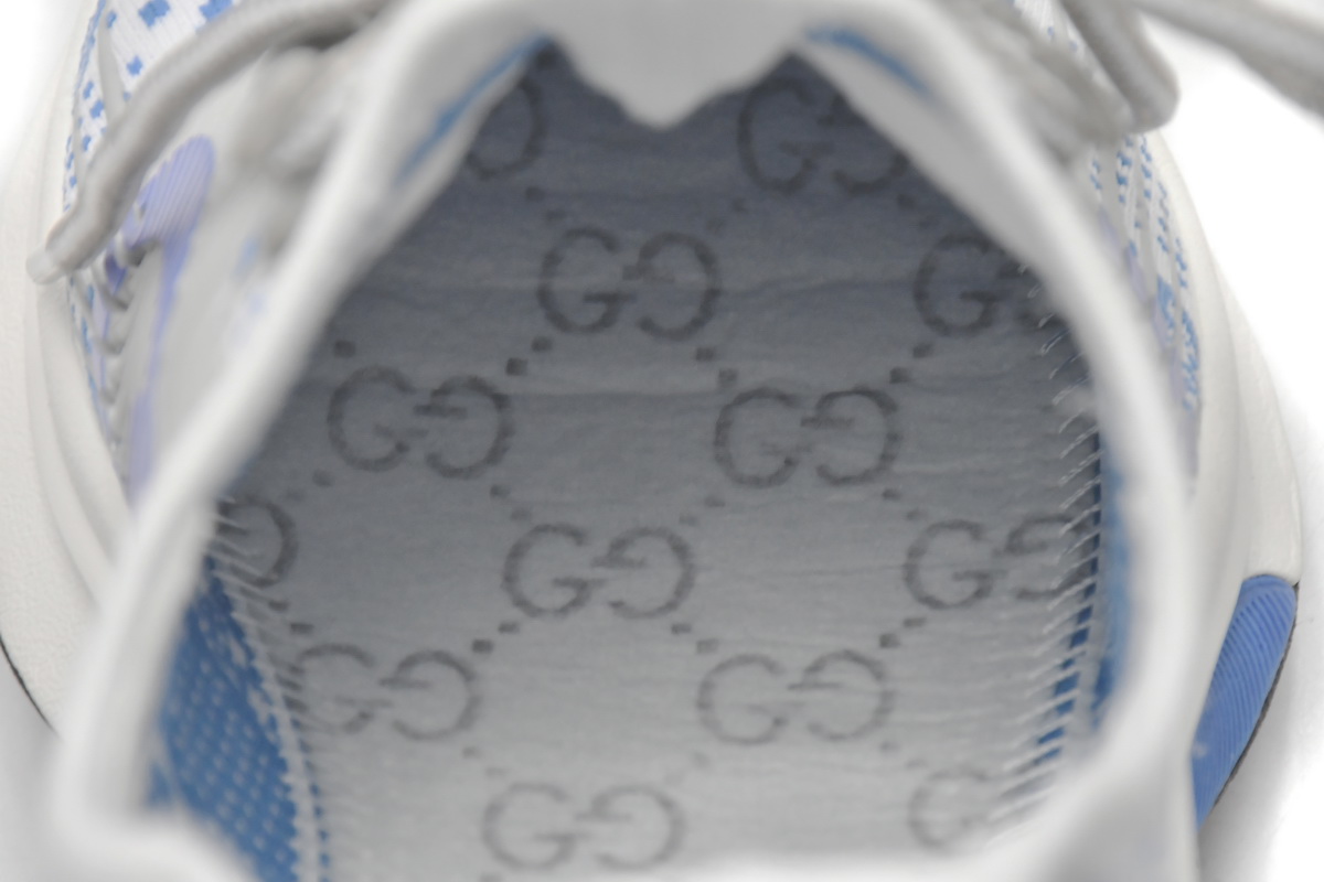 G*u*i run sneakers white blue 680900-usn10-8485