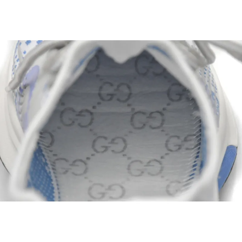 Gucci Run Sneakers White Blue 680900-USN10-8485
