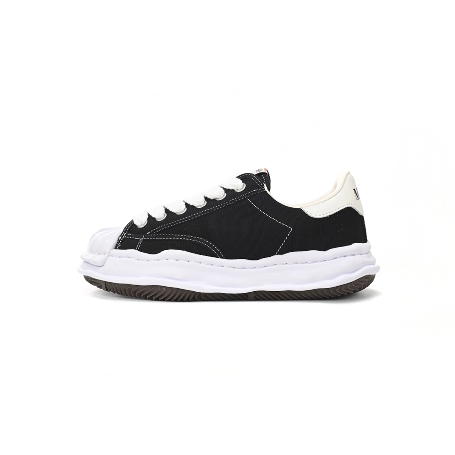 Maison Mihara Yasuhiro Blakey OG Sole Canvas Low Black No Logo No.703