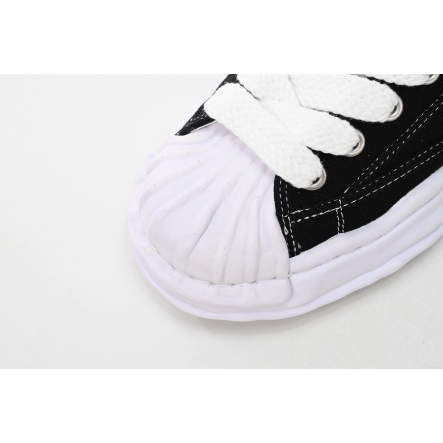 Maison Mihara Yasuhiro Blakey OG Sole Canvas Low Black No Logo No.703