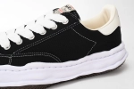 Maison Mihara Yasuhiro Blakey OG Sole Canvas Low Black No Logo No.7036