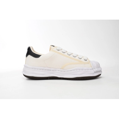 Maison Mihara Yasuhiro Blakey OG Sole Canvas Low White No Logo 02