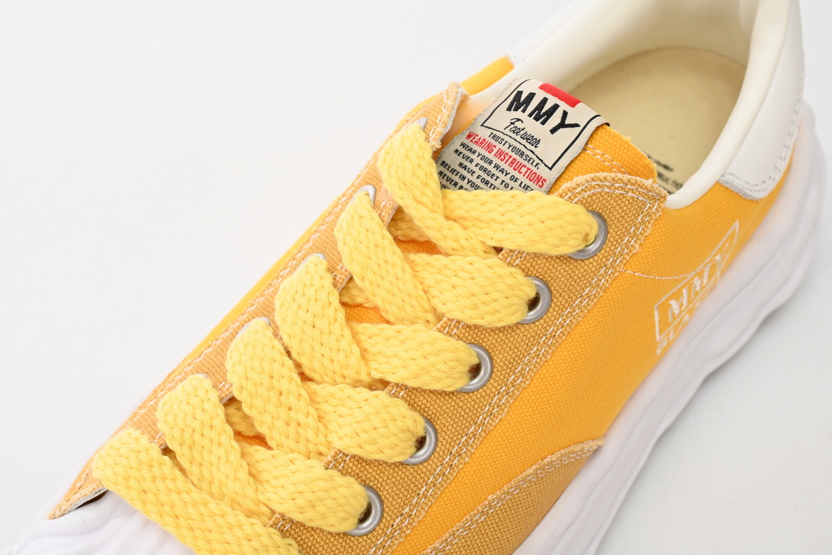 Maison Mihara Yasuhiro Blakey OG Sole Canvas Low Yellow