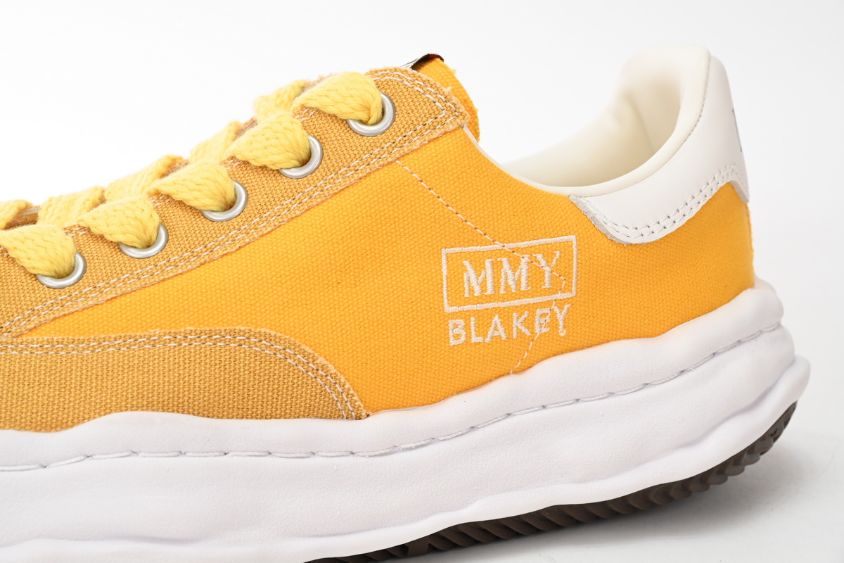 Maison Mihara Yasuhiro Blakey OG Sole Canvas Low Yellow