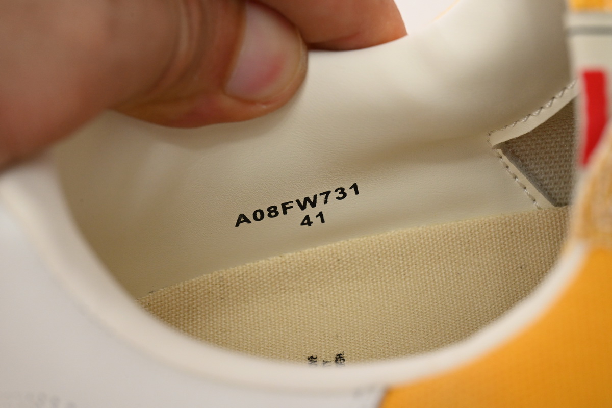 Maison Mihara Yasuhiro Blakey OG Sole Canvas Low Yellow