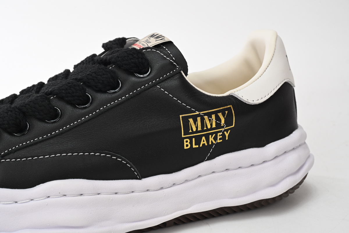 Maison Mihara Yasuhiro Blakey OG Sole Leather Low Black A06FW702
