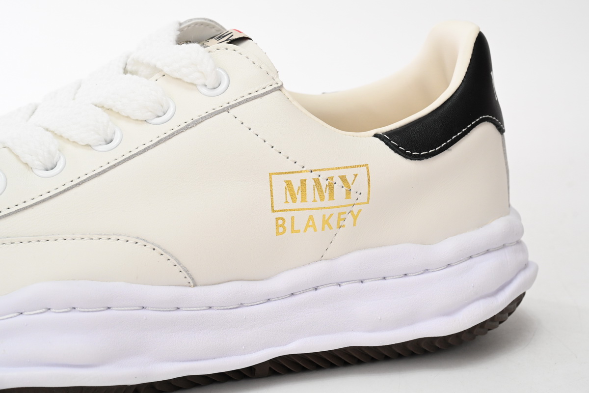 Maison Mihara Yasuhiro Blakey OG Sole Leather Low White A06FW702