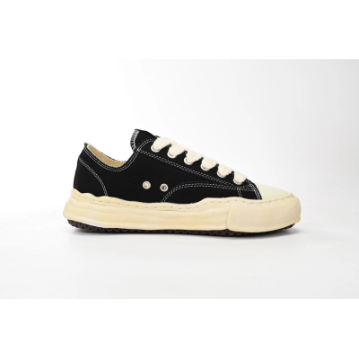 Maison Mihara Yasuhiro Peterson OG Sole Canvas Low Black  A09FW706 02