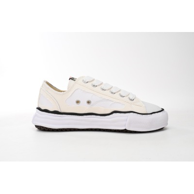 Maison Mihara Yasuhiro Peterson OG Sole Canvas Low White  A01FW702 02