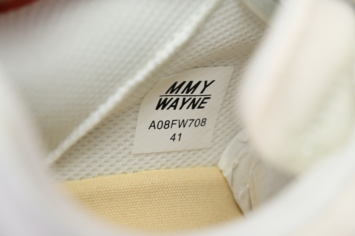 Maison Mihara Yasuhiro Wayne OG Sole Washed Canvas Low White A08FW708