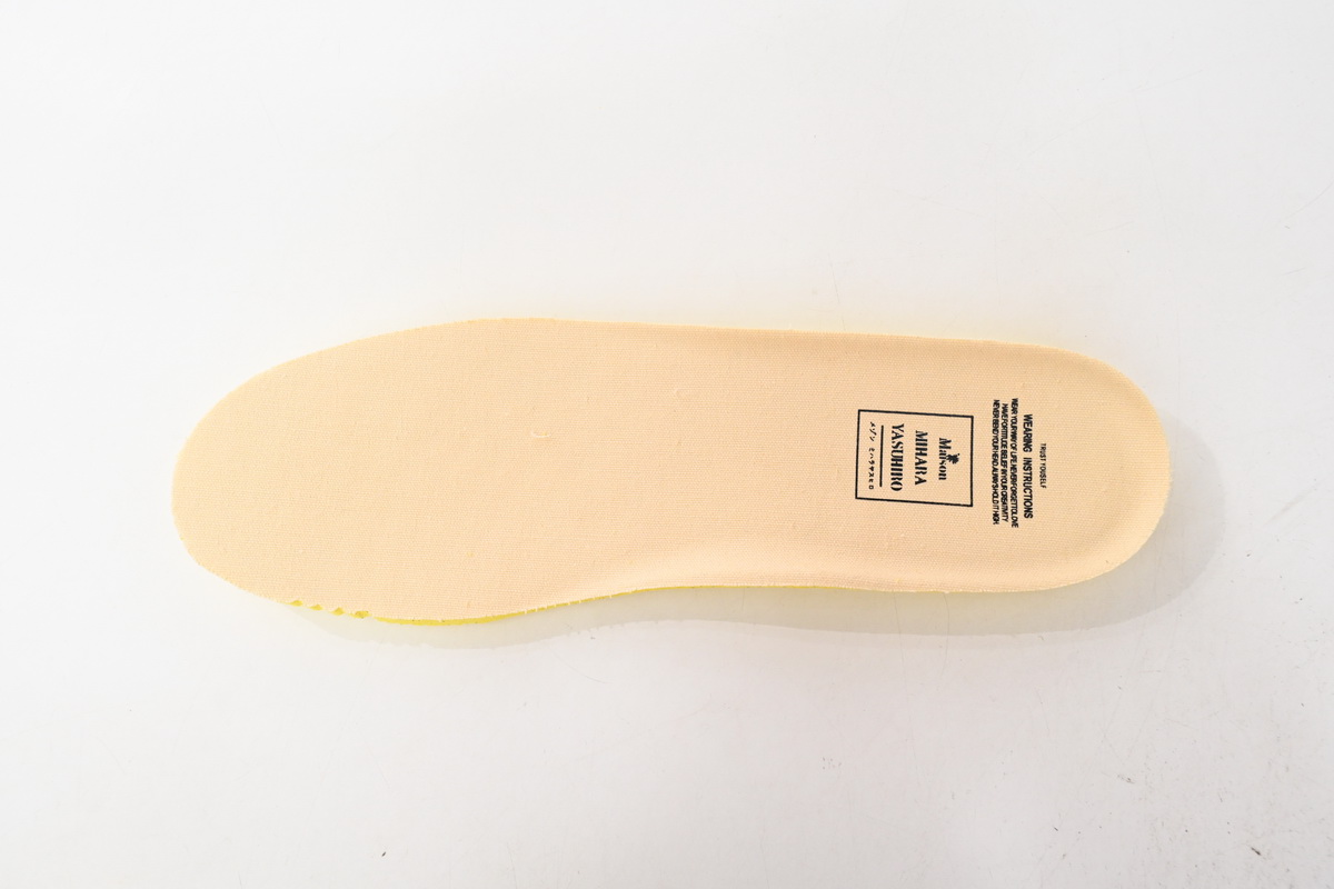 Maison Mihara Yasuhiro Wayne OG Sole Washed Canvas Low White A08FW708