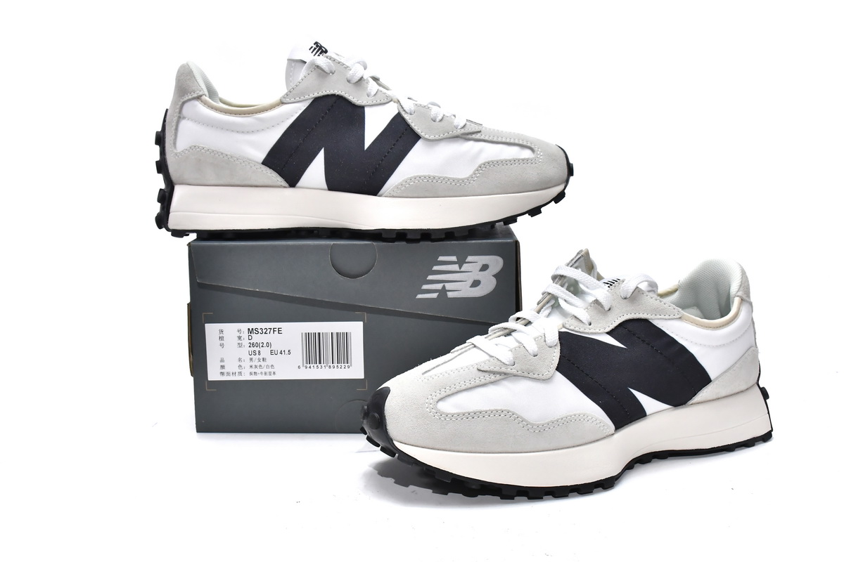 New Balance 327 Sea Salt Black MS327FE