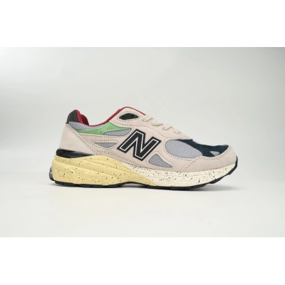 New Balance 990 Pink Green M990GA3  02
