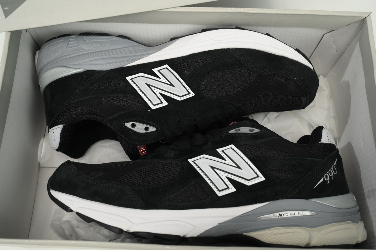 New Balance 990v3 MiUSA Black White M990BS3