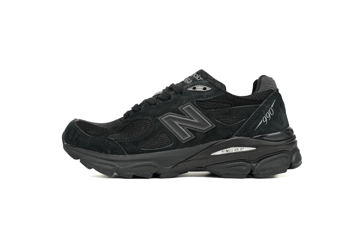 New Balance 990v3 MiUSA Total Black  M990TB3