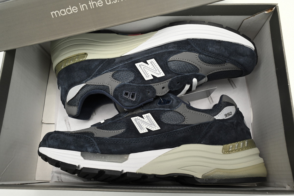 New Balance 992 Navy Grey  M992GG