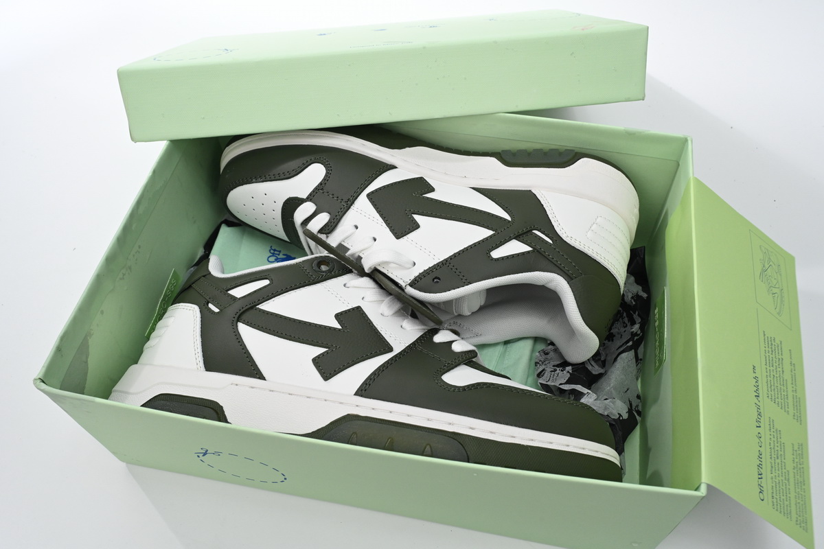 OFF-WHITE Out Of Military Green White OLIA18 9S23LEA00 15901