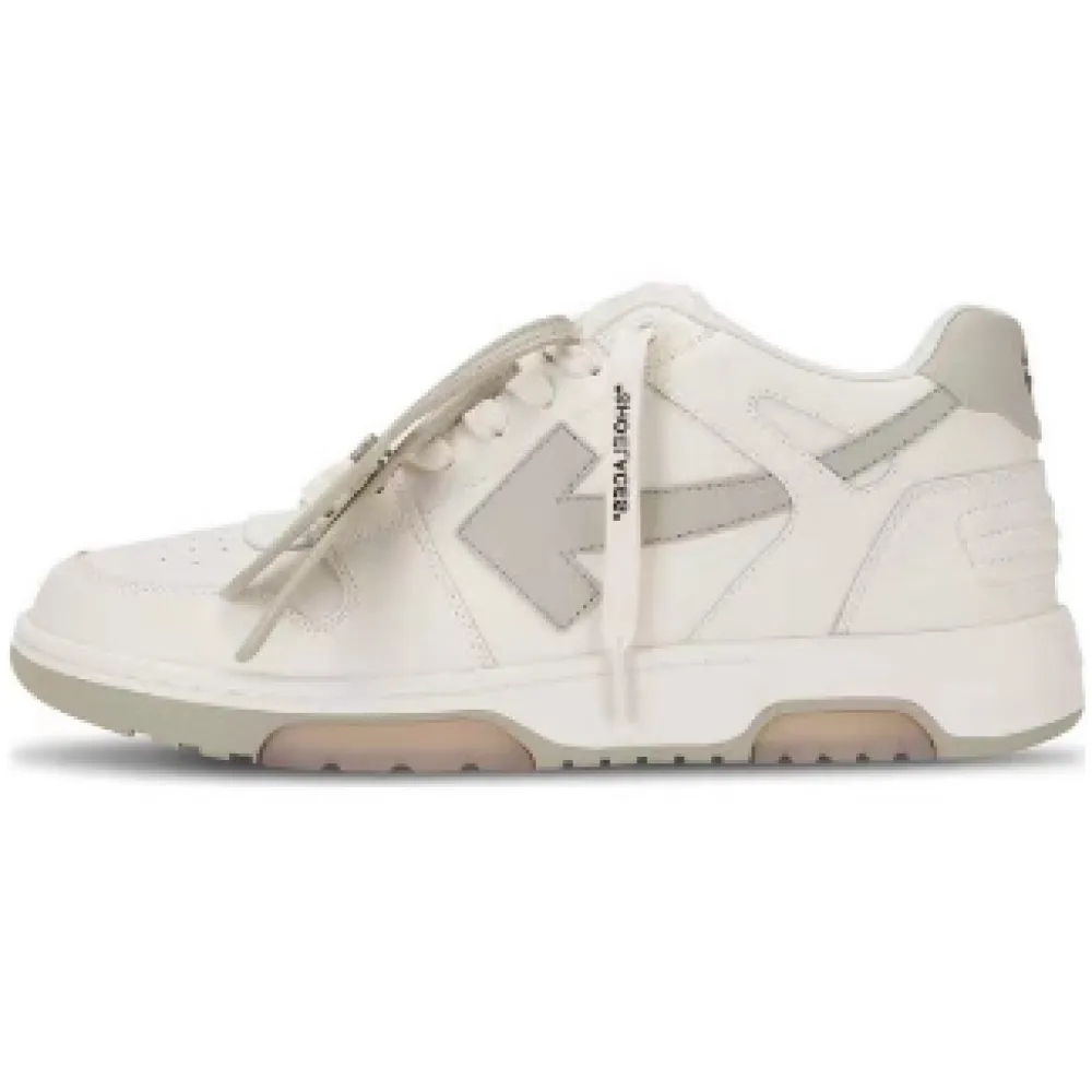 OFF-WHITE Out Of Office "OOO" Low Tops White Grey 2021 OMIA18 9F21LEA00 10161 