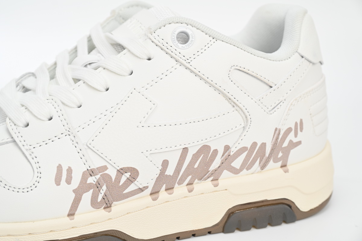 OFF-WHITE Out Of Office Beige Gray OMIA189 C99LEA00 30117