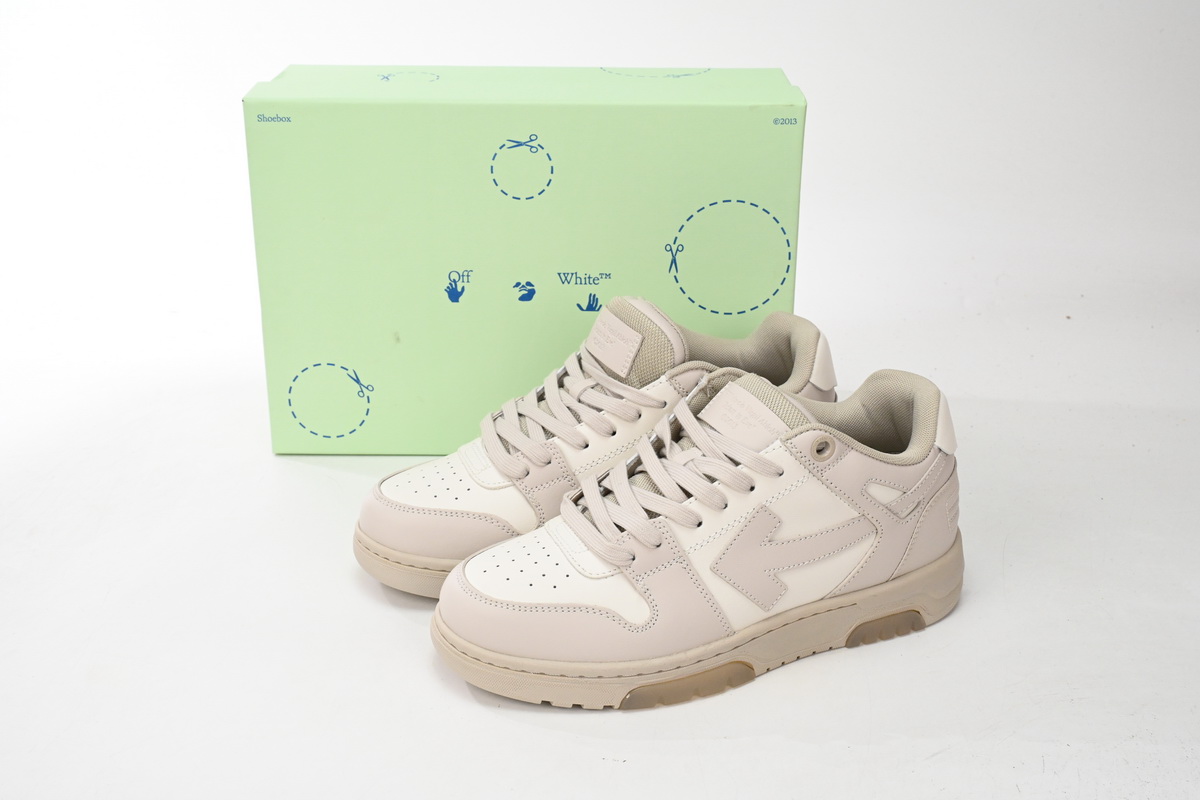 Off-White Out Of Office Calf Leather White Beige 0VIA25 9S21LEA00 10161