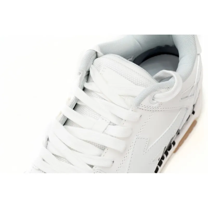 OFF-WHITE Out Of Office OOO Low Tops For Walking White Black OMIA189R2 1LEA00 20101