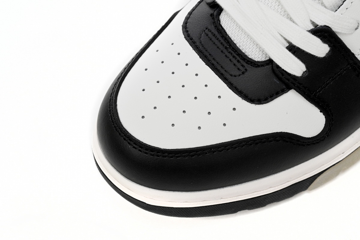 OFF-WHITE Out Of Office OOO Low Tops White Black White OMIA189C99LEA0041004