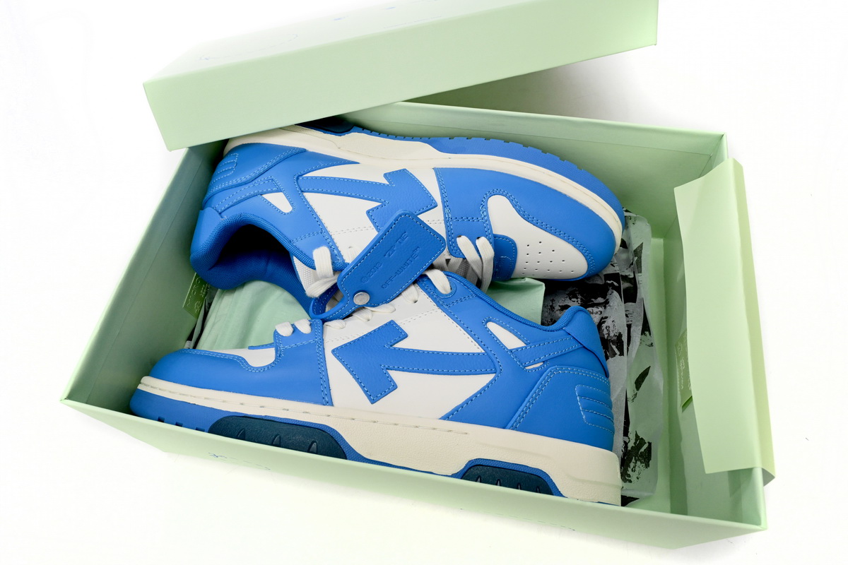 OFF-WHITE Out Of Office OOO Low Tops White Blue (FW22)