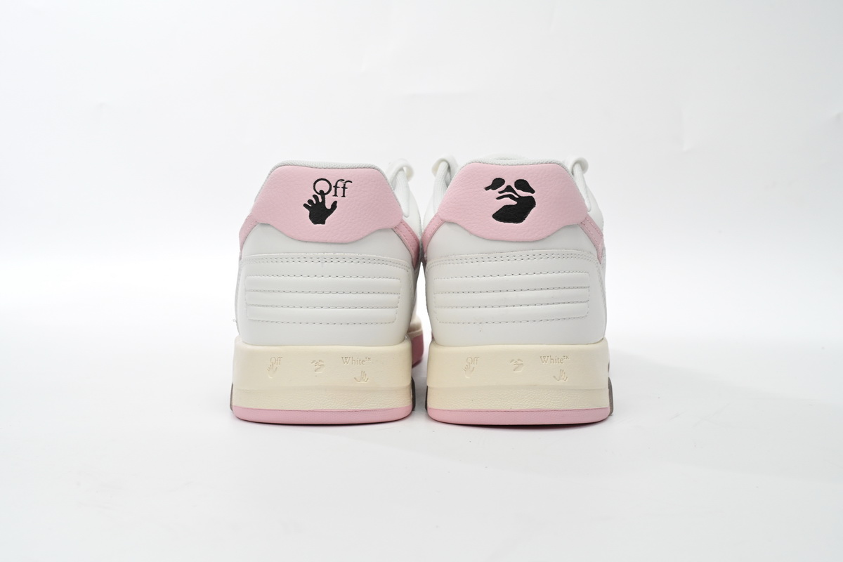 OFF-WHITE Out Of Office OOO Low Tops White Light Pink (Women