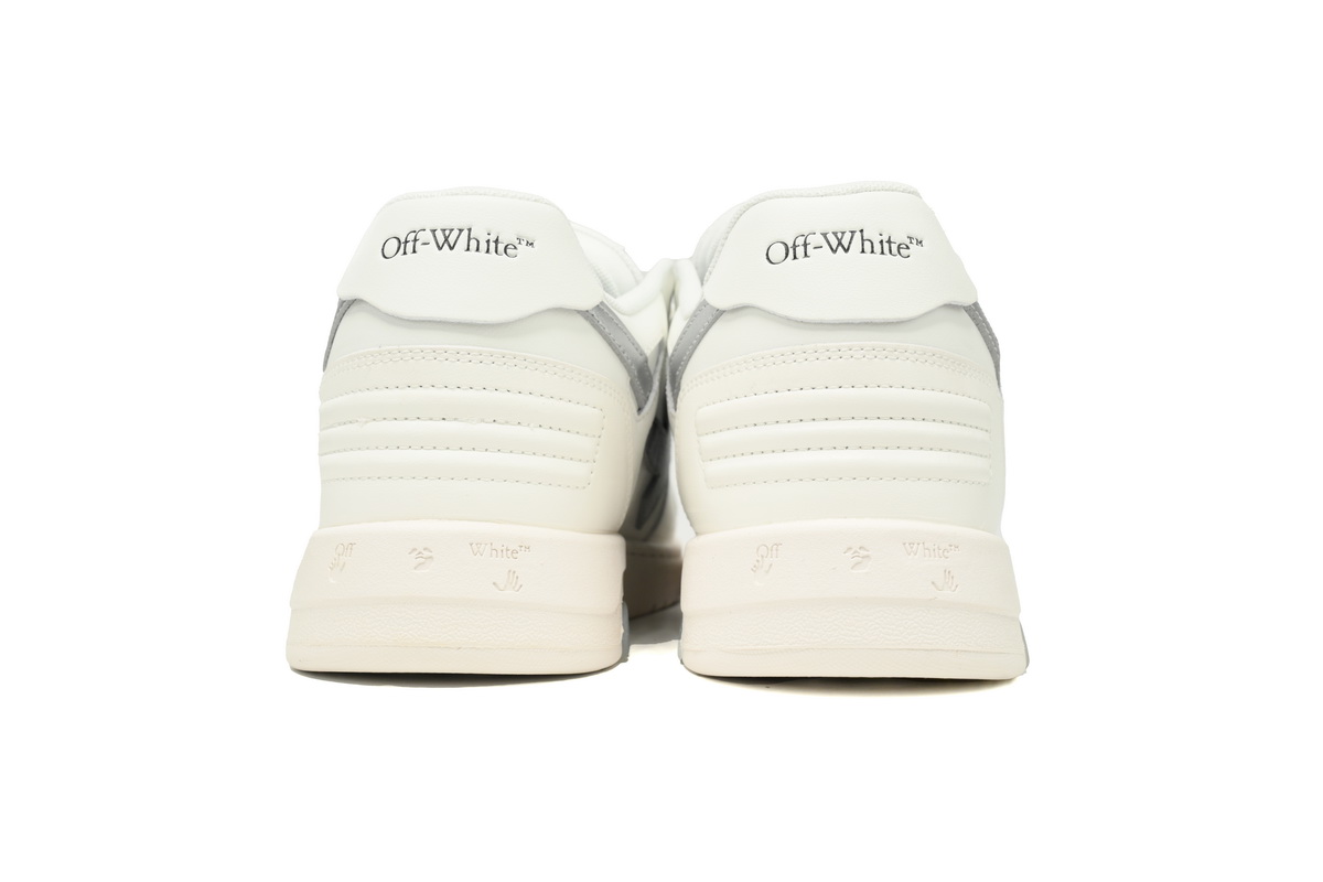 OFF-WHITE Out Of Office OOO Low Tops White Silver OMIA189F 23LEA009 0172