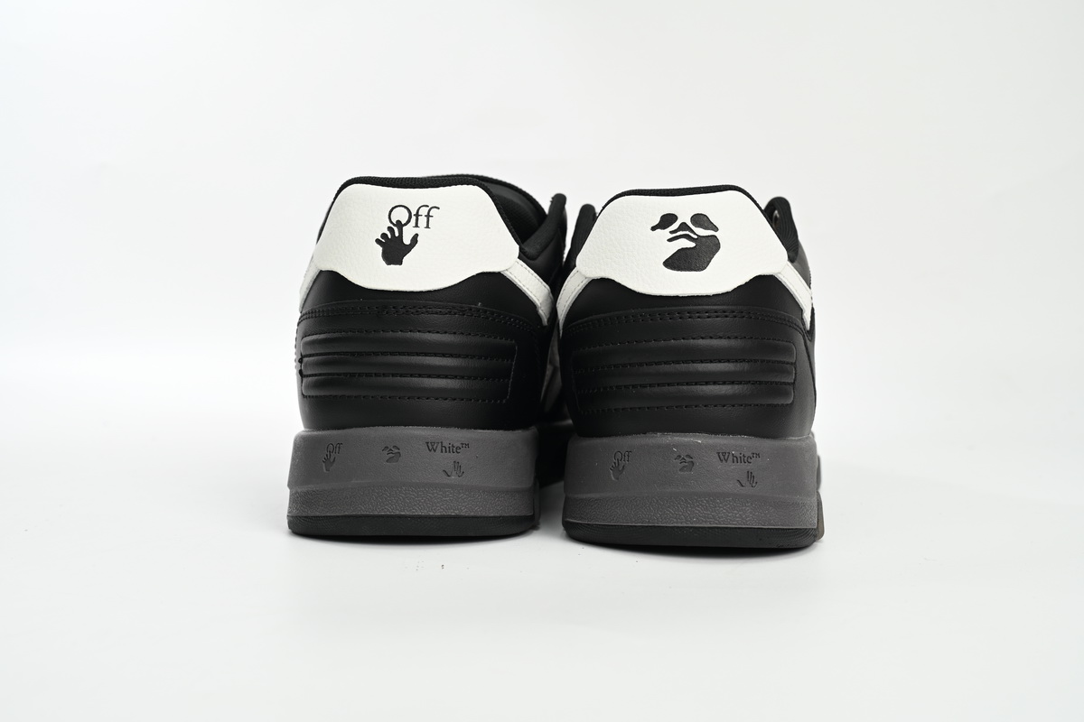 OFF-WHITE Out Of Office OOO Low TopsBlack Grey White SS22 OMIA189C99LEA0011001
