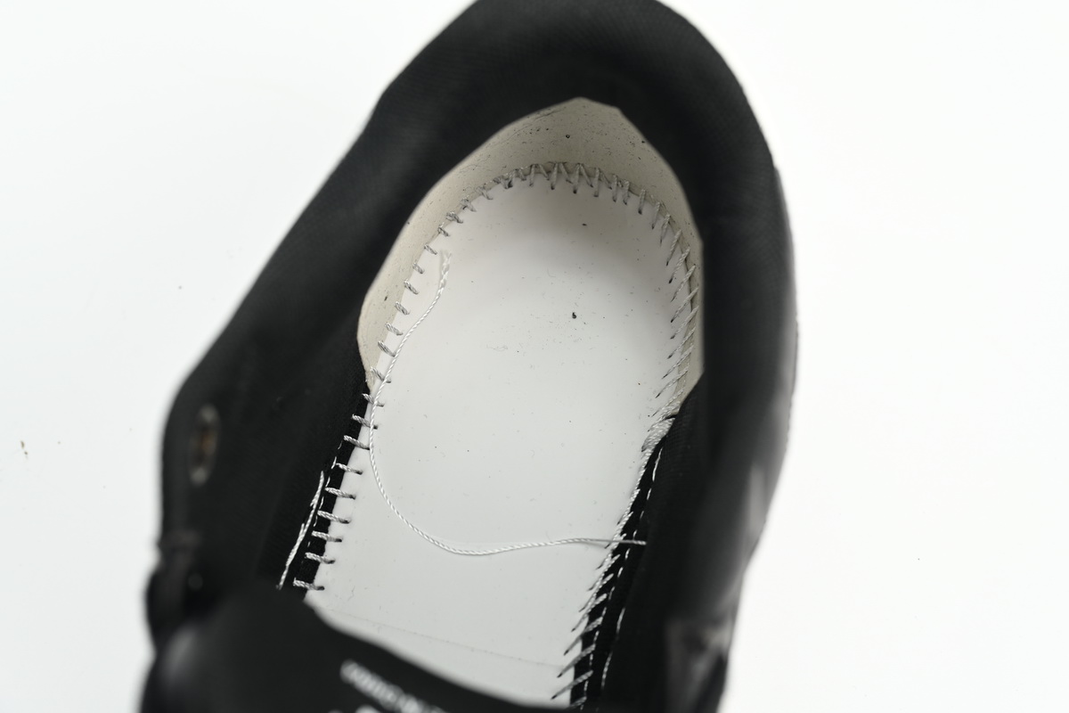 OFF-WHITE Out Of Office OOO Low TopsBlack Grey White SS22 OMIA189C99LEA0011001
