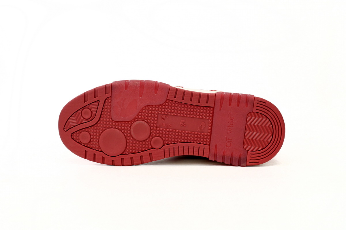 OFF-WHITE Out Of Office Red And White OMIA189F 22LE00 10128