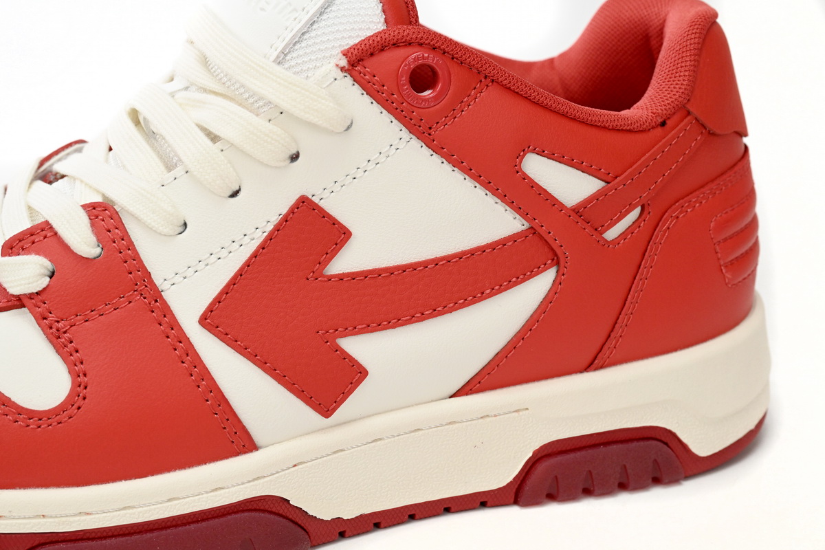 OFF-WHITE Out Of Office Red And White OMIA189F 22LE00 10128