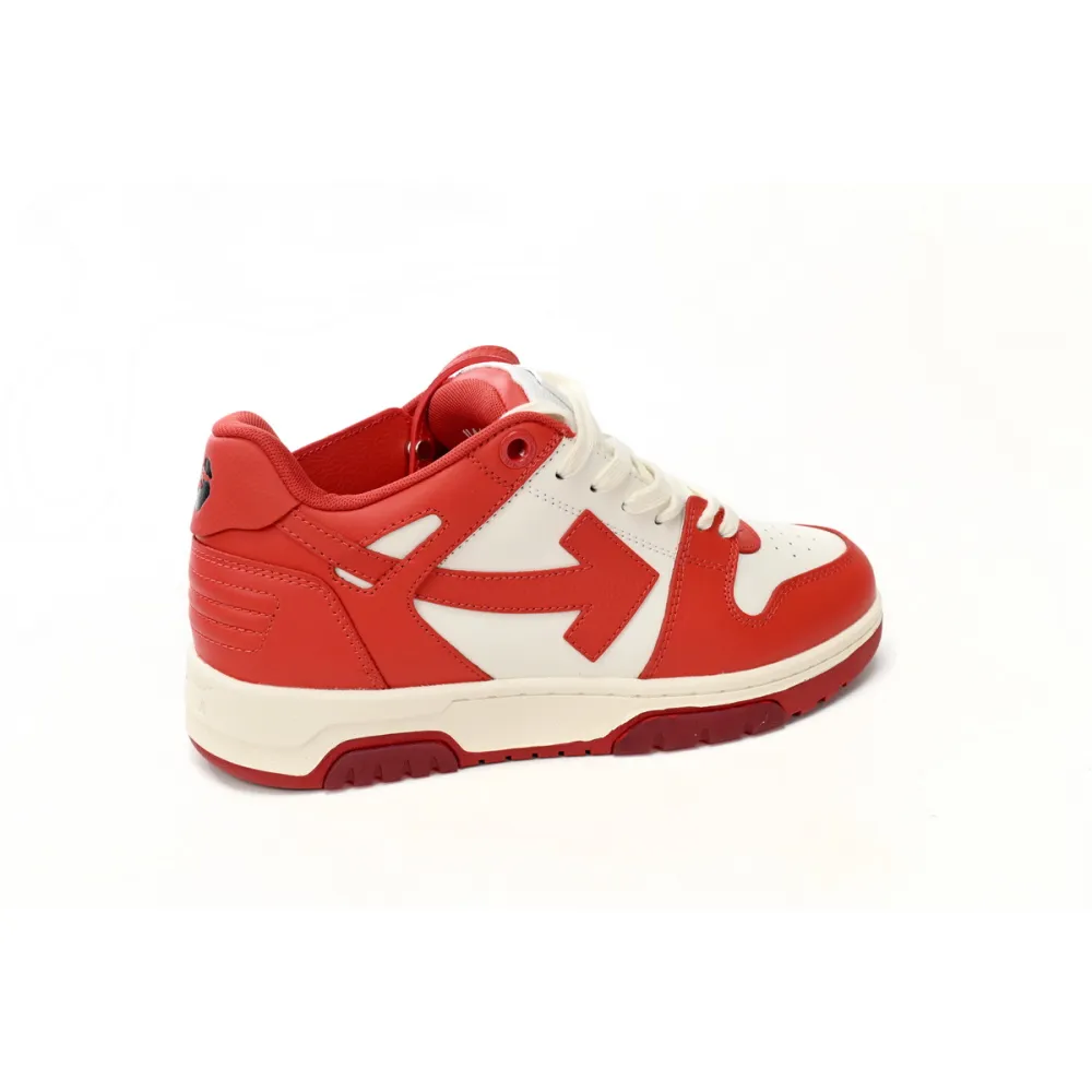 OFF-WHITE Out Of Office Red And White OMIA189F 22LE00 10128