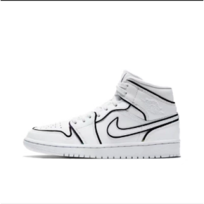 Air Jordan 1 Mid SE 'Iridescent Trim' CK6587-100 01