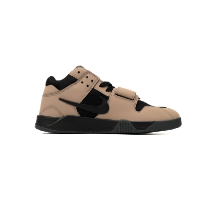 Air Jordan Cut The Check Brown Black x Travis Scott FZ8117-214 02