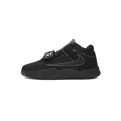 Air Jordan Cut The Check Nice Kicks Black Knight x Travis Scott FZ8117-010  01