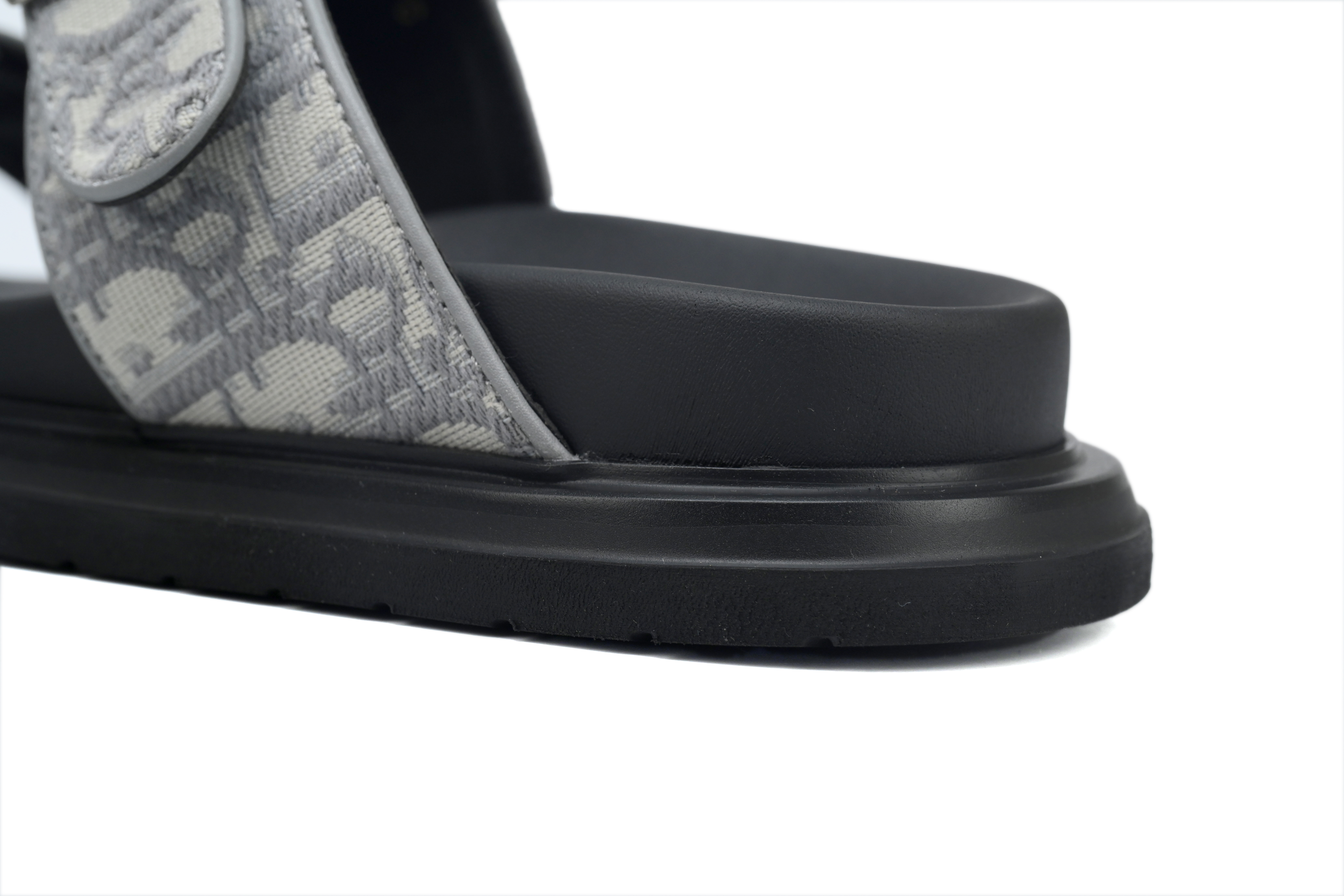 Dior Aqua Sandal Deep Gray Dior Oblique Jacquard 3SA135ZSA_H557