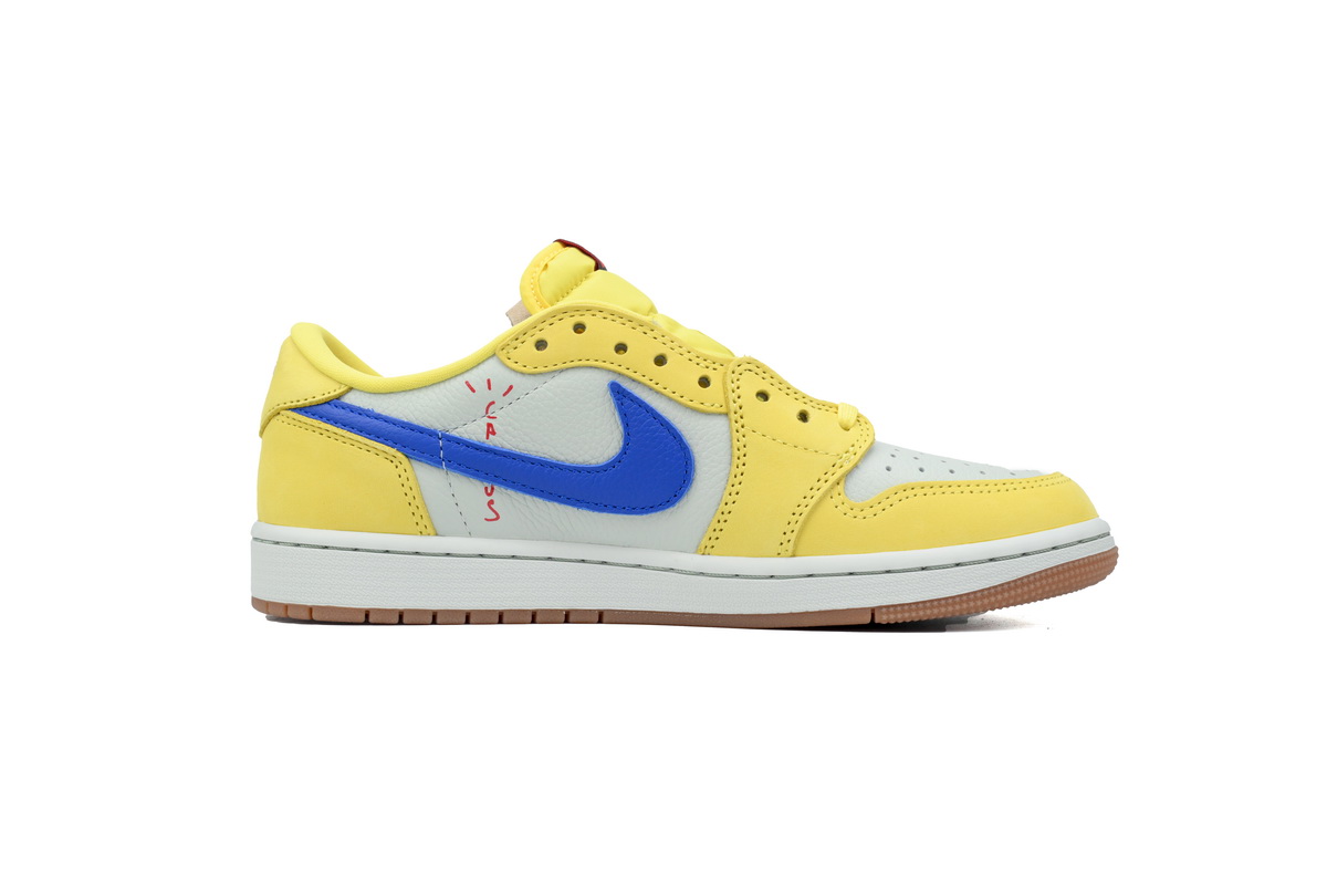 Air Jordan 1 Retro Low OG SP Travis Scott Canary (Women's) DZ4137-700
