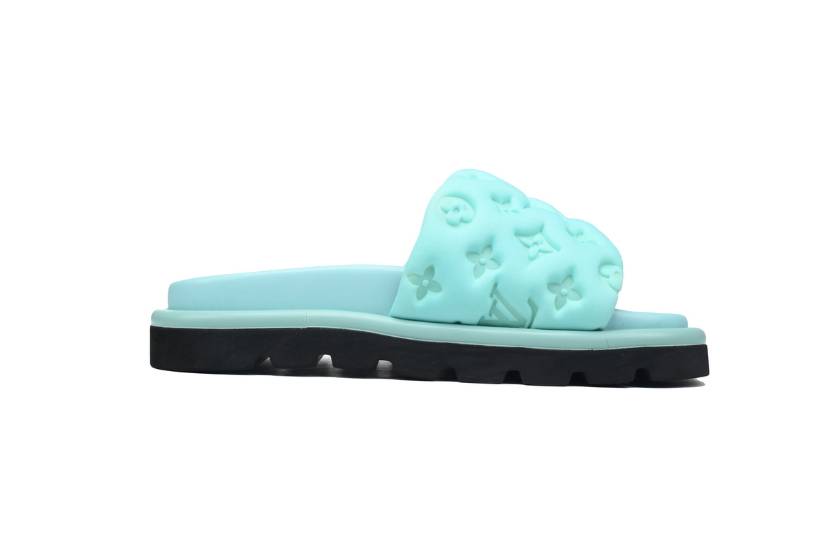 l**is V*t*n pool pillow flat comfort mule light blue