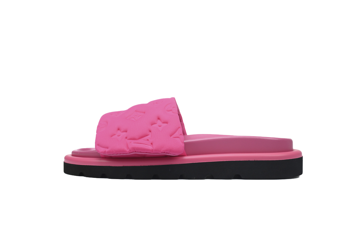 l**is V*t*n pool pillow flat comfort mule pink