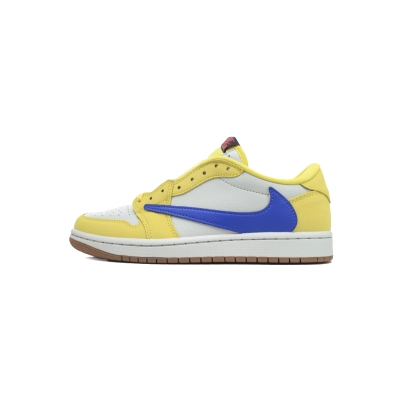  Air Jordan 1 Low x Travis Scott OG 'Canary'  DZ4137-700 01