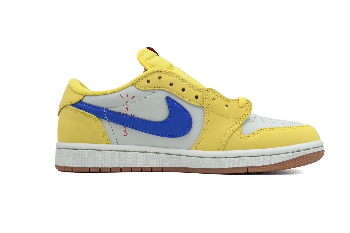  Air Jordan 1 Low x Travis Scott OG 'Canary'  DZ4137-700