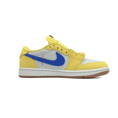  Air Jordan 1 Low x Travis Scott OG 'Canary'  DZ4137-700 02