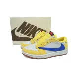  Air Jordan 1 Low x Travis Scott OG 'Canary'  DZ4137-700