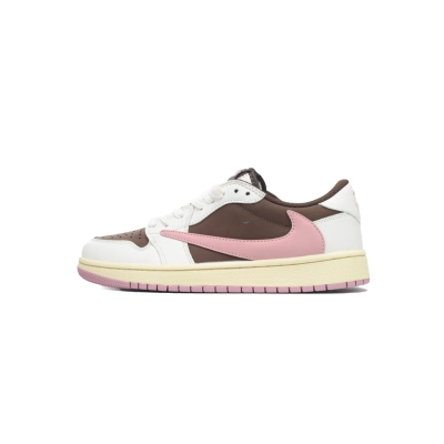 Air Jordan 1 Low x Travis Scott OG SP Dark Pony Pink DZ4137-206 01