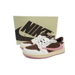 Air Jordan 1 Low x Travis Scott OG SP Dark Pony Pink DZ4137-206