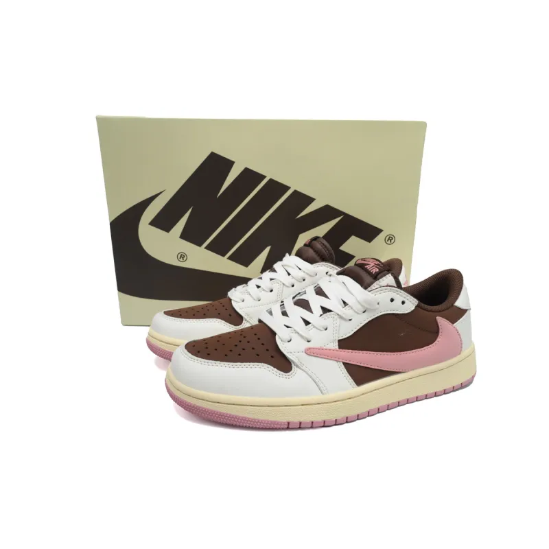 Air Jordan 1 Low x Travis Scott OG SP Dark Pony Pink DZ4137-206
