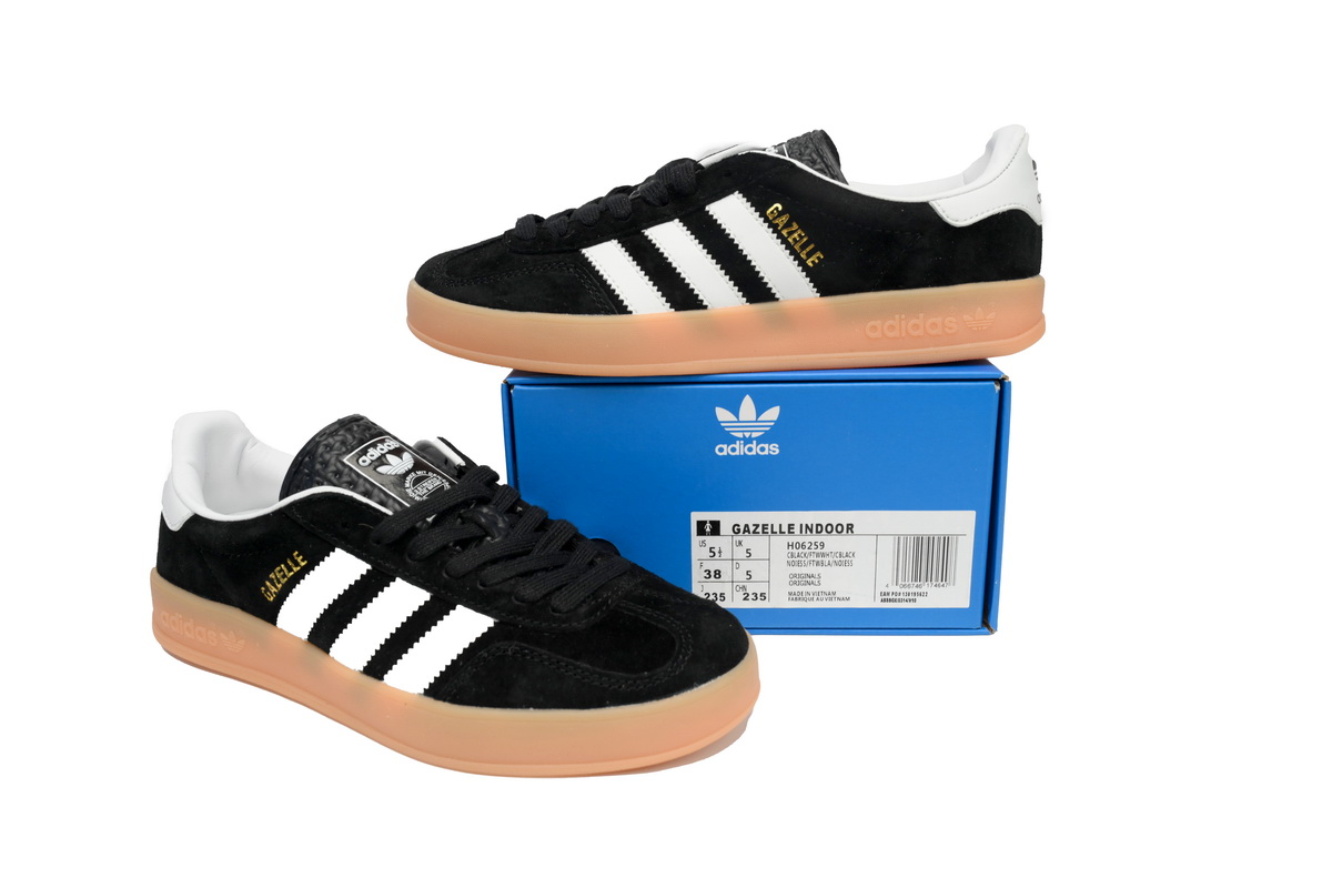 Ad*s gazelle black white gum  h06259