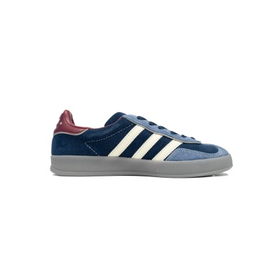 adidas Gazelle Indoor Crew Navy Burgundy  ID1008 02